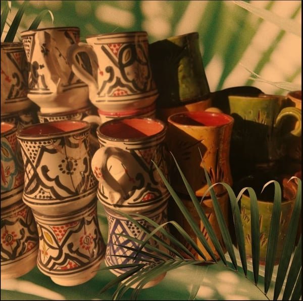 Elagziartisana  Hand-Painted Ceramic Mugs