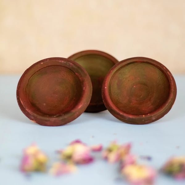 Elagziartisana  Handcrafted Clay Diyas