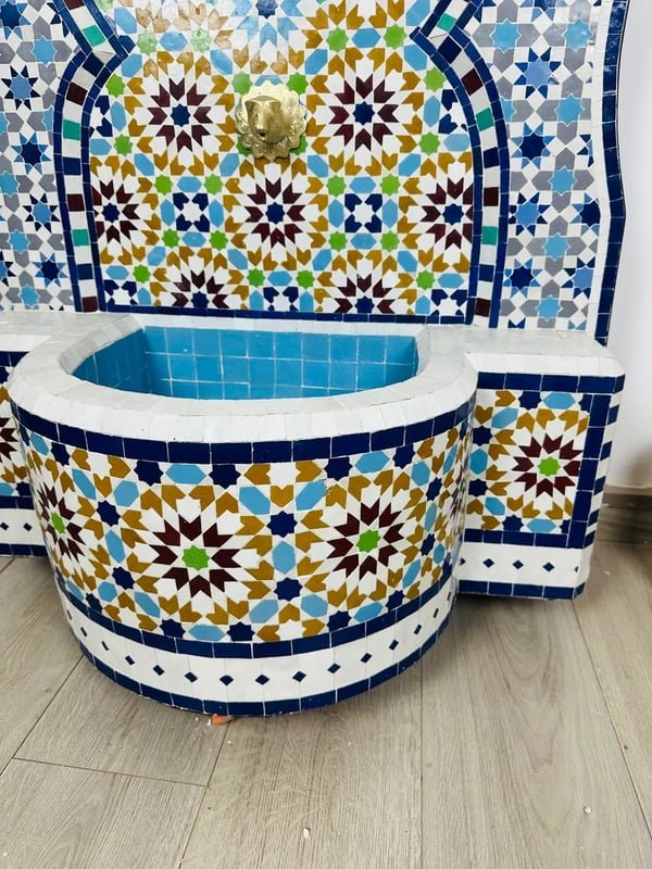 Elagziartisana  Moroccan Mosaic Fountain